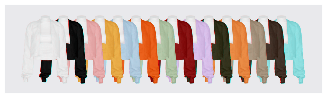 Галерея мода Кардиган Crop Cardigan #2